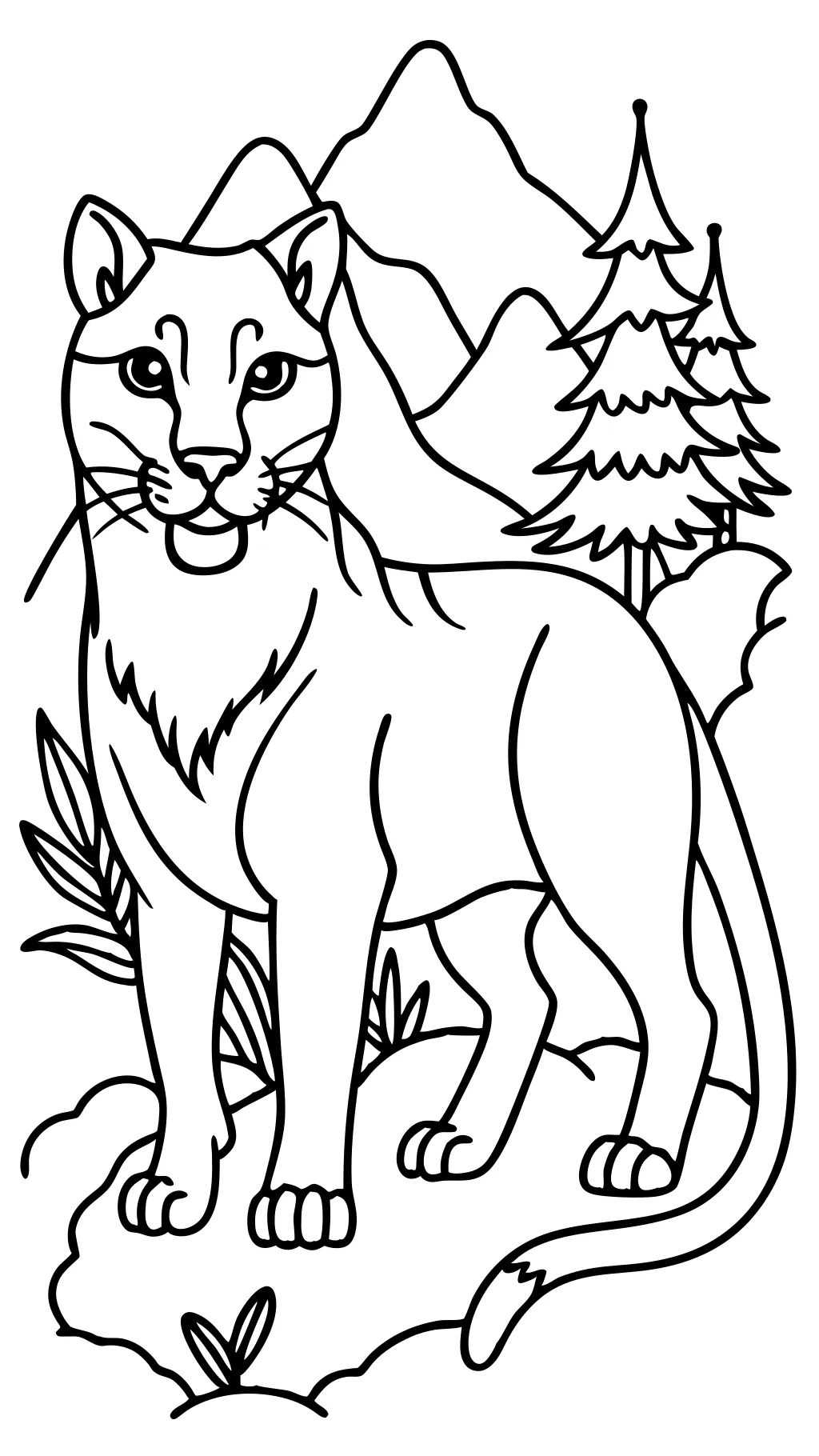 coloring pages puma